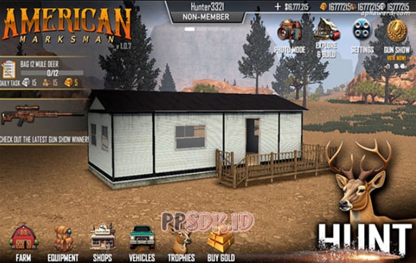 Gameplay-American-Marksman-Mod-Apk-Unlimited-Money-And-Gems