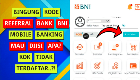 Kode Referral BNI Mobile Banking