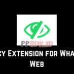 Privacy-Extension-for-WhatsApp-Web